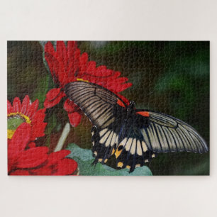 Schmetterling und Blume Puzzle