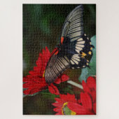 Schmetterling und Blume Puzzle (Vertikal)