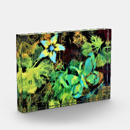 Schmetterling und Blume Rodilius Akrylblock Fotoblock