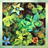 Schmetterling und Blume Rodilius Fensterklammer Fensteraufkleber (Blatt 3)