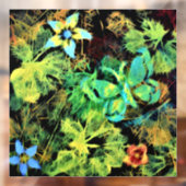 Schmetterling und Blume Rodilius Fensterklammer Fensteraufkleber (Blatt 2)