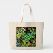 Schmetterling und Blume Rodilius Jumbo Tasche (Rückseite)