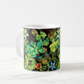 Schmetterling und Blume Rodilius Klassische Tasse (Vorderseite Links)