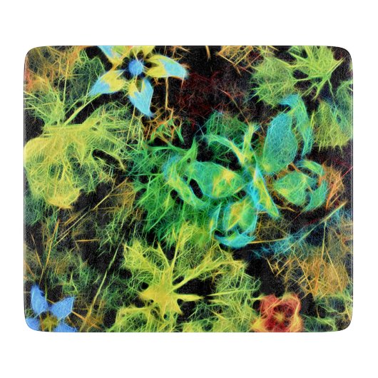 Schmetterling und Blume Rodilius Koppingboard Schneidebrett (Vorderseite)