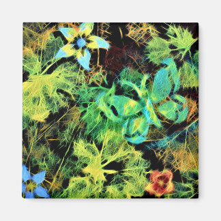 Schmetterling und Blume Rodilius Magnet