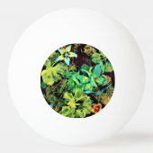 Schmetterling und Blume Rodilius Ping Pong Ball Tischtennisball (Rückseite)