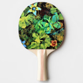 Schmetterling und Blume Rodilius Ping Pong Paddle Tischtennis Schläger (Vorderseite)