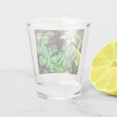Schmetterling und Blume Rodilius Shot Glass Schnapsglas (Rückseite)