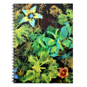 Schmetterling und Blume Rodilius SpiralNotebook Notizblock