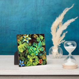 Schmetterling und Blume Rodilius Tabletop Plaque Fotoplatte