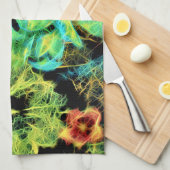 Schmetterling und Blume Rodilius Teetuch Geschirrtuch (Viertel Falte)