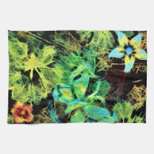 Schmetterling und Blume Rodilius Teetuch Geschirrtuch (Horizontal)