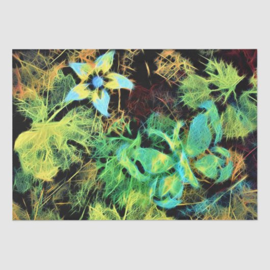 Schmetterling und Blume Rodilius Tissue Paper Seidenpapier (Vorderseite)