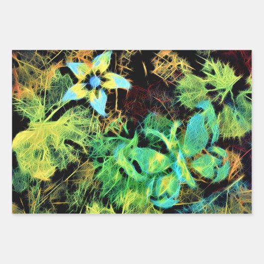 Schmetterling und Blume Rodilius Wrapping Paper Geschenkpapier Set (Vorderseite 3)