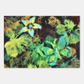 Schmetterling und Blume Rodilius Wrapping Paper Geschenkpapier Set (Vorderseite 2)