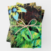 Schmetterling und Blume Rodilius Wrapping Paper Geschenkpapier Set (Beispiel)