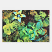 Schmetterling und Blume Rodilius Wrapping Paper Geschenkpapier Set (Vorderseite)