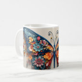 Schmetterling und Blume Tasse (Vorderseite Links)