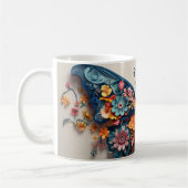 Schmetterling und Blume Tasse (Links)