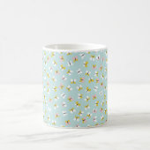 Schmetterling- und Blumenmuster Kaffeetasse (Mittel)