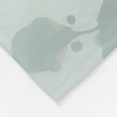 Schmetterling und Blütenrebe Fleecedecke (Ecke)