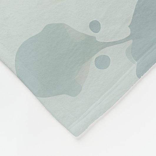 Schmetterling und Blütenrebe Fleecedecke (Ecke)