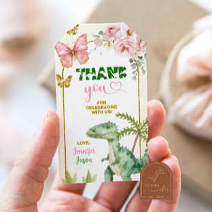 Schmetterling und Dinosaurier gemeinsames Geschwis Geschenkanhänger
