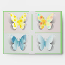 Schmetterling und dreieckig