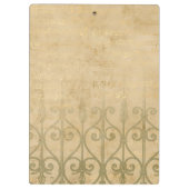 Schmetterling und Engel Collage Klemmbrett (Rückseite)