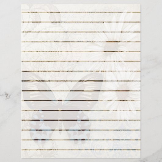 Schmetterling und Gänse (Vorderseite)