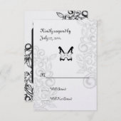 Schmetterling und Geblüht UAWG RSVP Karte (Vorne/Hinten)