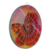 Schmetterling und Herz Dartscheibe (Vorderseite Links)