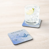 Schmetterling und Herz Getränkeuntersetzer (Rechte Seite)