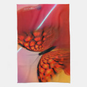 Schmetterling und Herz Handtuch (Vertikal)