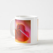 Schmetterling und Herz Kaffeetasse (Vorderseite Links)