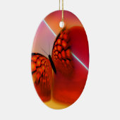Schmetterling und Herz Keramik Ornament (Rechts)
