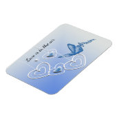 Schmetterling und Herz Magnet (Linke Seite)