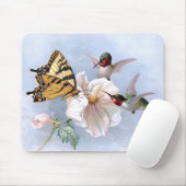 Schmetterling und Kolibris Mousepad (Mit Mouse)