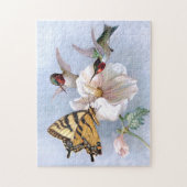 Schmetterling und Kolibris Puzzle (Vertikal)