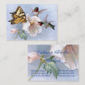 Schmetterling und Kolibris Visitenkarte (Vorne/Hinten)