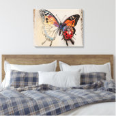 Schmetterling und Ladybug Leinwanddruck (Insitu (Schlafzimmer))