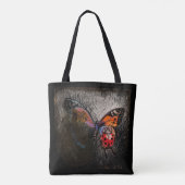 Schmetterling und Ladybug Tasche (Rückseite)