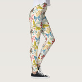 Schmetterling und Leaf-Muster Leggings (Rechts)