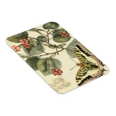 Schmetterling und Libelle mit roten Blume Magnet (Rechte Seite)