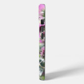 Schmetterling und Lila Blume Case-Mate iPhone Hülle (Rückseite / Links)