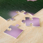 Schmetterling und Lila Kone-Blume Puzzle (Seite)