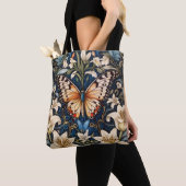 Schmetterling und Lilies Botanical Tasche (Von Nahem)