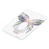 Schmetterling und Lotus Magnet (Linke Seite)