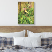 Schmetterling und Milkweed Leinwanddruck (Insitu (Schlafzimmer))