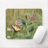 Schmetterling und Milkweed Mousepad (Mit Mouse)